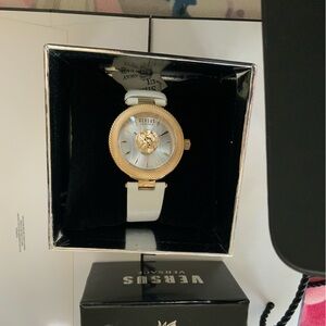 Versus Versace Gold and White Women's Watch